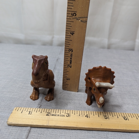 Jurassic Park Camp Toro Triceratops T Rex McDonalds Toy 2020 Dinosaurs Lot Of 2 - Picture 7 of 8
